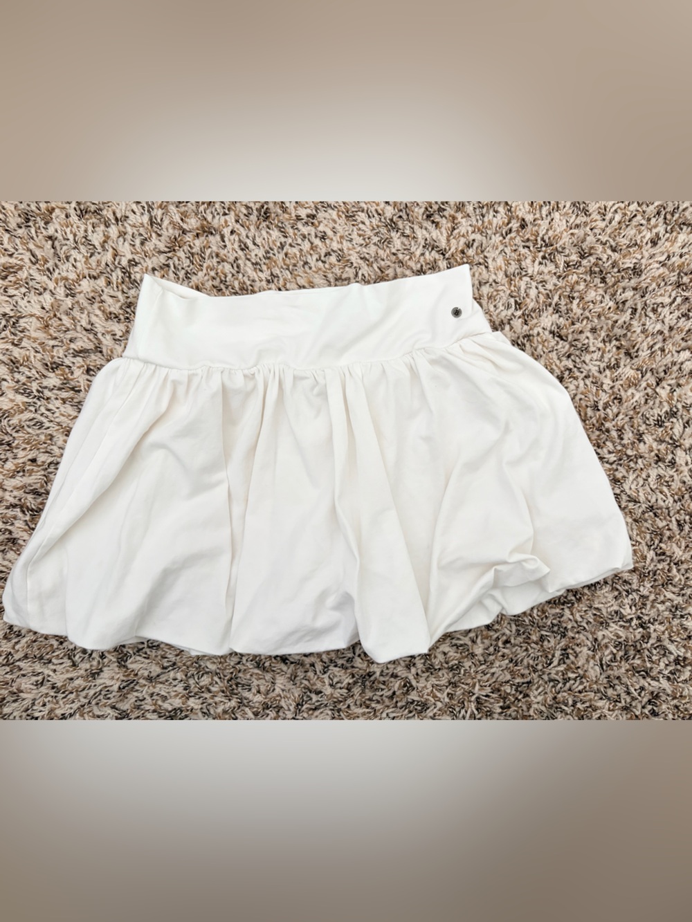 Brownie White Ruffle Bubble Skort Size XXS